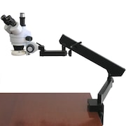 AMSCOPE 3.5X-90X Trinocular Articulating Zoom Microscope, Ring Light SM-6TZ-FRL